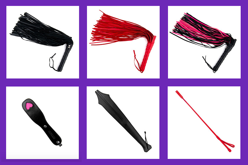 Instruments of discipline: floggers, tawses and crops from Liberation-X’s big ready-to-buy Slap Leather range