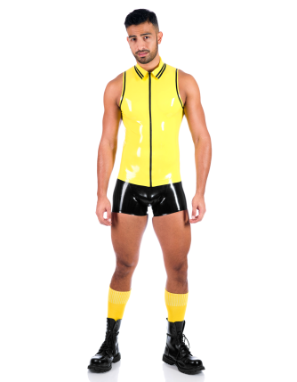 Zipper Polo Vest