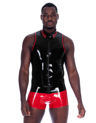 Zipper Polo Vest
