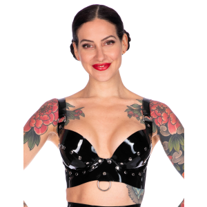 Rivet Plunge Bra