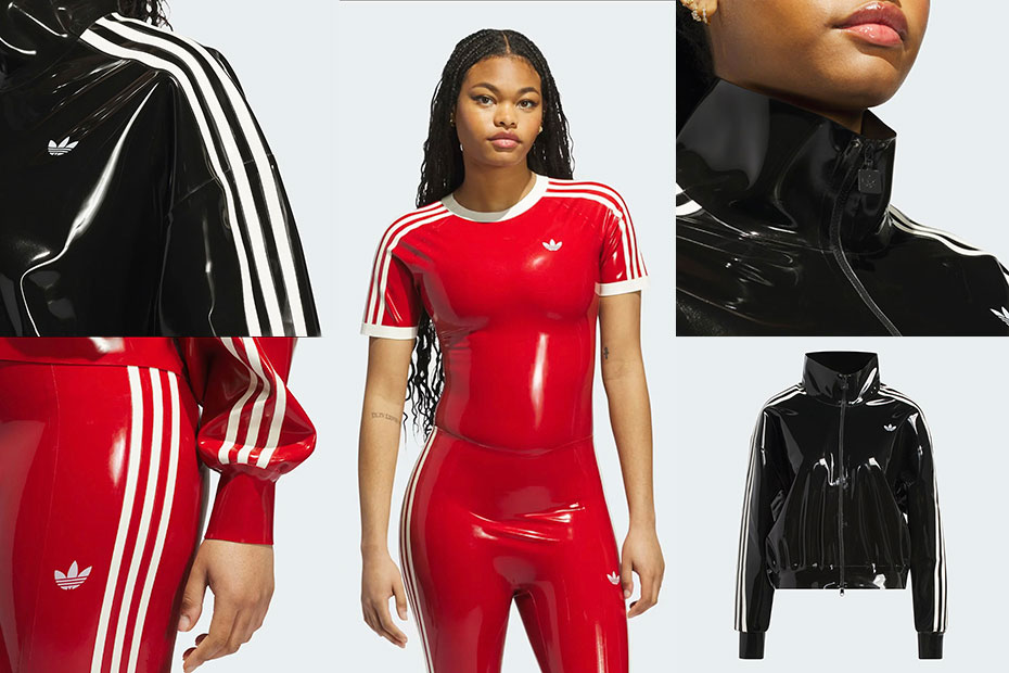 Right on track: sporty latex style from Adidas and Libidex | News & events