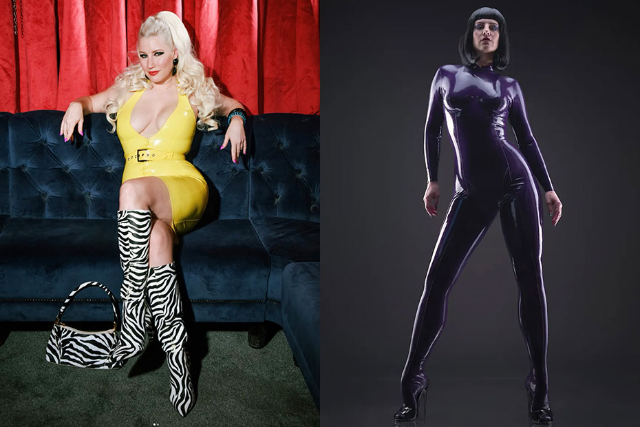 Alexandra Houston (left) of Charmskool (photo: @karenstanleyphoto), and freelance latex designer/producer Beth Parkin (right) are both on the judging panel of the first Latex Fashion Awards event