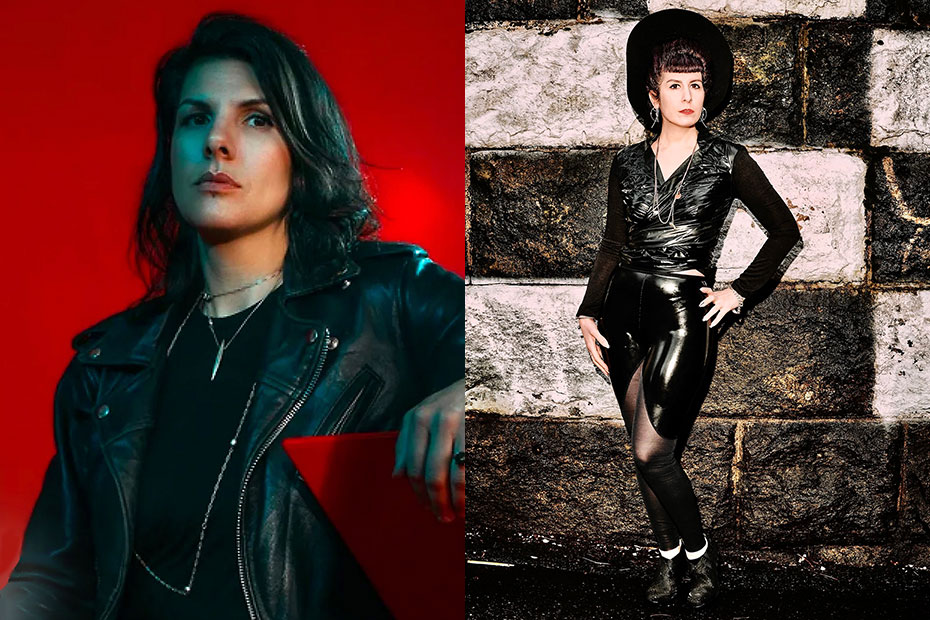 Representing US latex designers on the Latex Fashion Awards judging panel are Laura Pulice (left) of Vex Clothing (photo: ninaxhawkins) and Reneé Masoomian (photo: @joshuajanke)